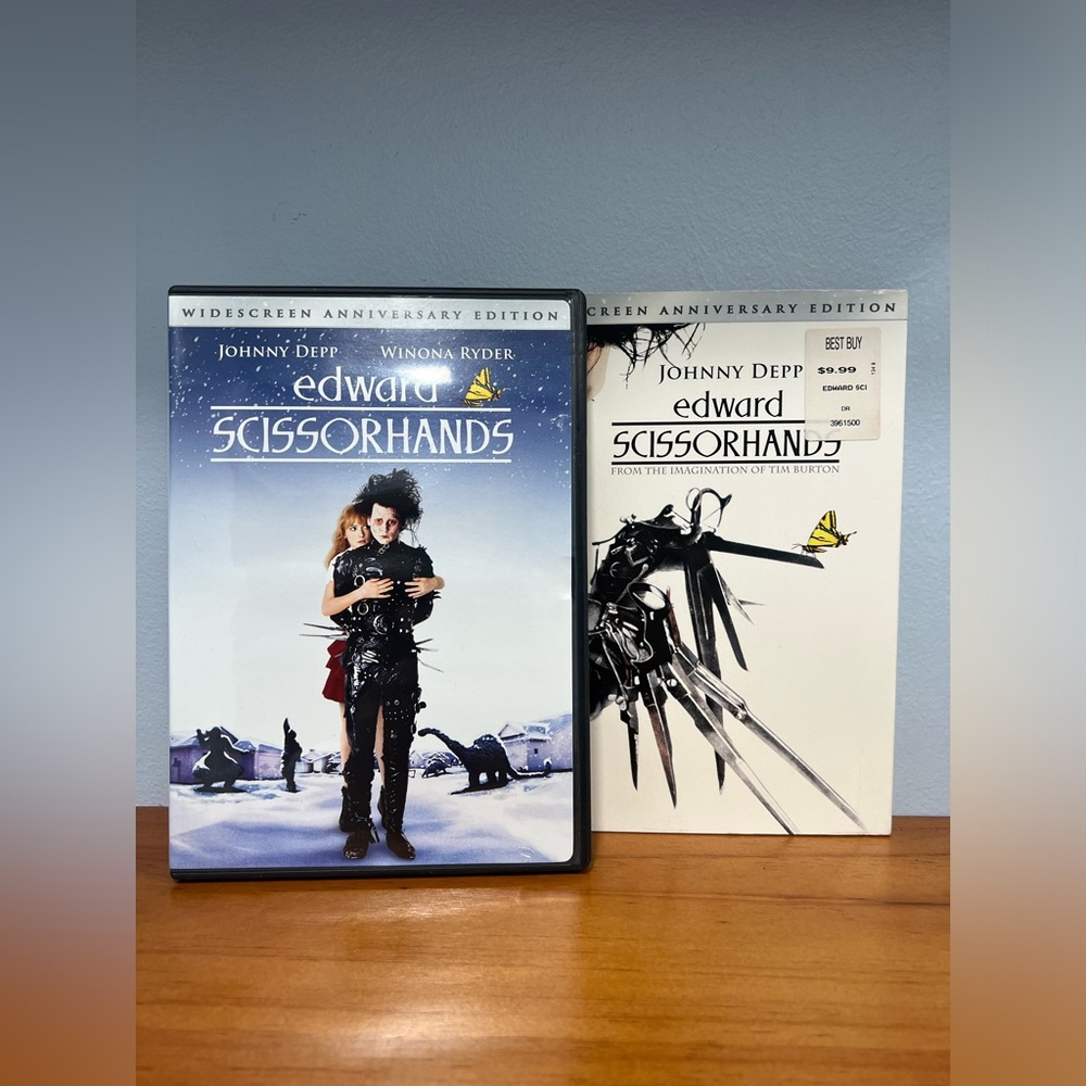 EDWARD SCISSORHANDS Widescreen Anniversary Editions Original Slip Cover PreLoved